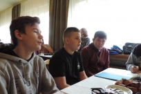 Uczniowie podczas testów